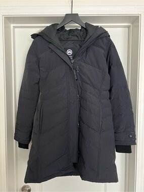 Canada Goose Lorette Navy Women's Hooded Parka